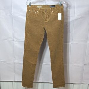 Ag Adriano Goldschmied Tan Corduroy Trousers